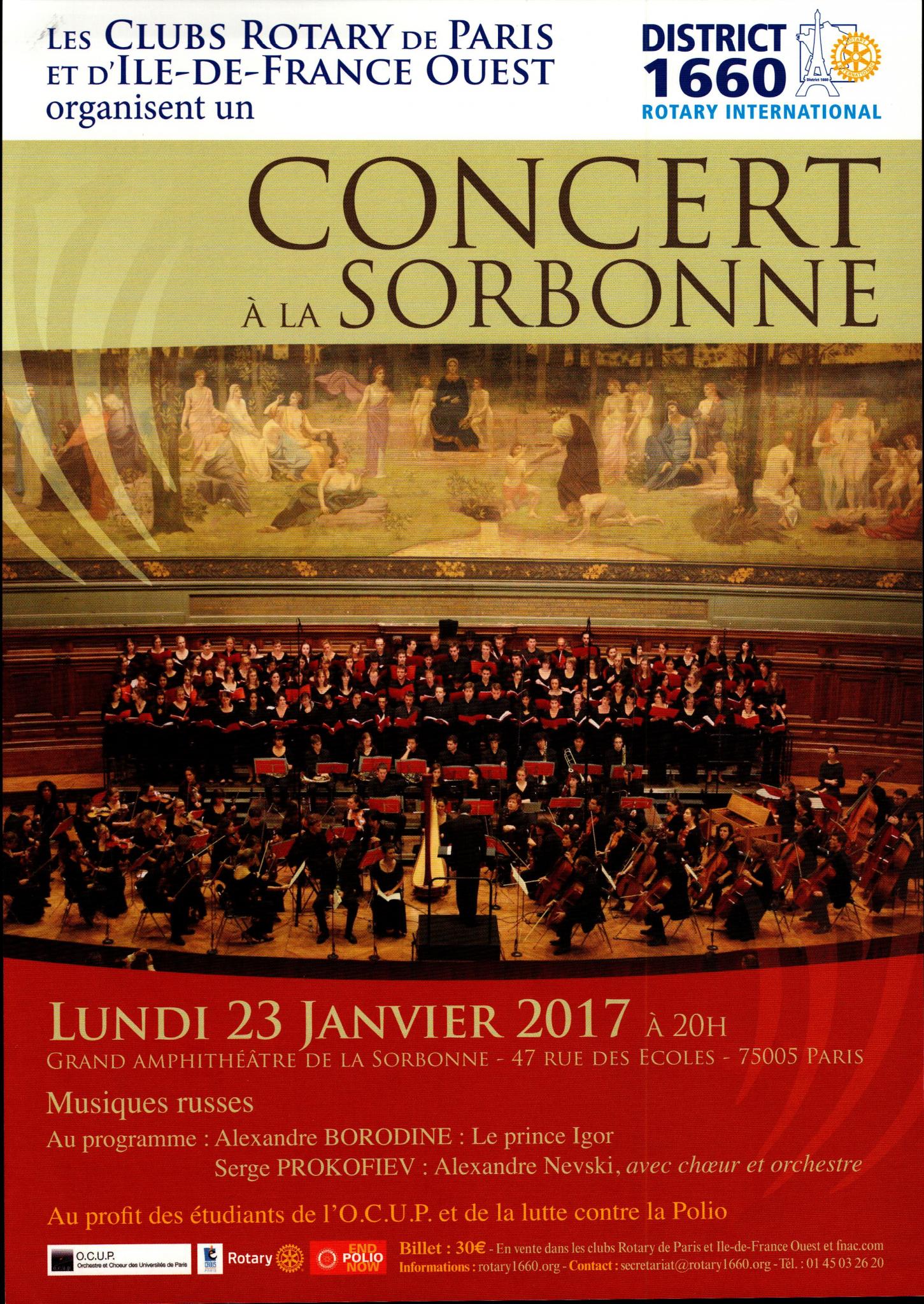 Concert Sorbonne